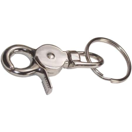Hillman 1.25 in. Trigger Snap Hook with Key Ring 701328